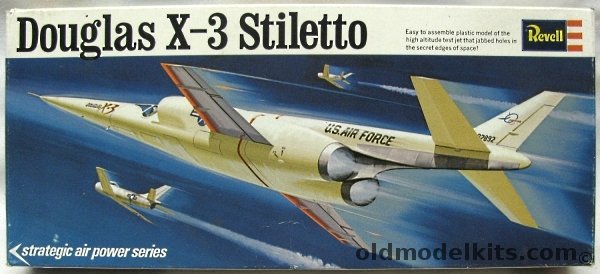 Revell 1/65 Douglas X-3 Stiletto - Strategic Air Power Series, H135 plastic model kit